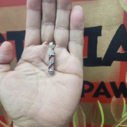 Diamond Barber Poll Charm