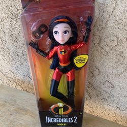DISNEY INCREDIBLES 2 VIOLET DOLL FULLY POSEABLE FOR INCREDIBLE ACTION
