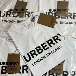 Cement White Burberry White TShirt 💥3 For $100 💥Fast Shipping 💥No Sizes medium 💥