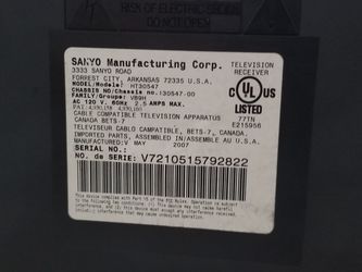 sanyo serial number