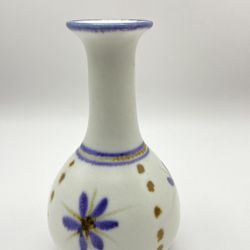 Art Pottery Flower Vase by Acclaimed Artist Joan Rountree Specially Signed Joni Rountree
