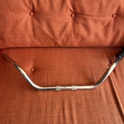 Chrome 1" Mini-Ape Hanger Motorcycle Handlebars - Harley/Cruiser Style