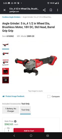 Milwaukee grinder