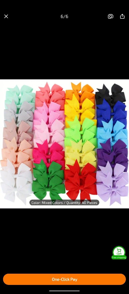 Little Girls Hair Barrettes 