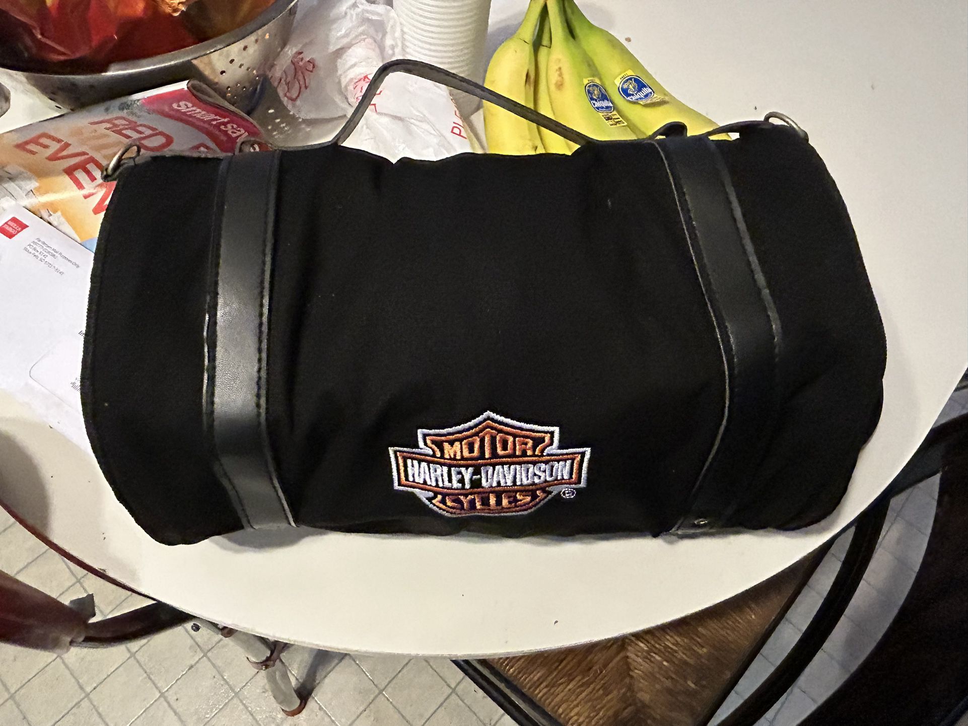 harley davidson roll up travel bag