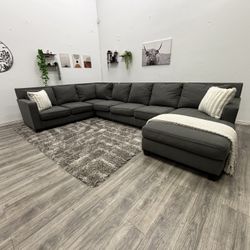 Gray Sectional Couch - Free Delivery 