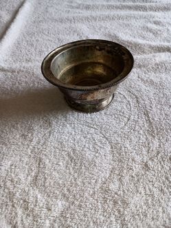 Vintage Silver Plated Made In England Small Footed Bowl