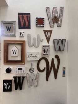 Decorative Letters- W