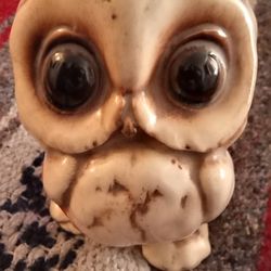 MCM Ceramic Owl Statue 