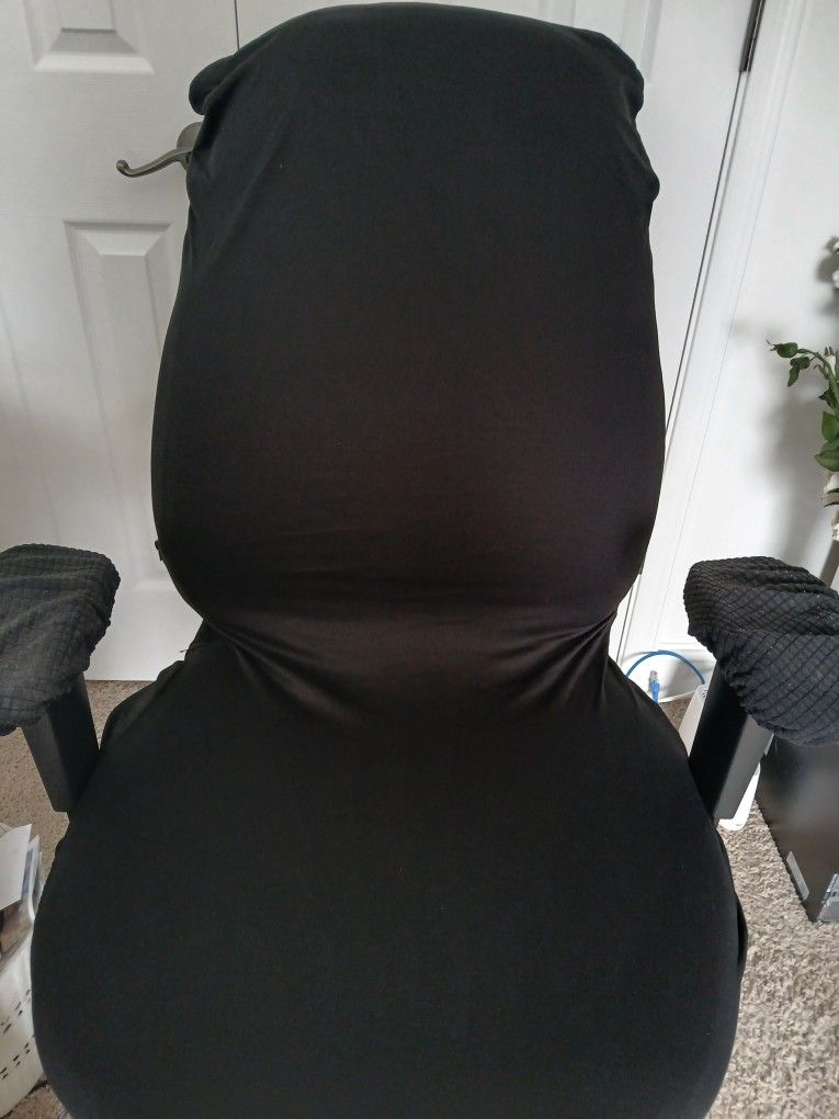 Black Desk Chair Cover CHAIR NOT INCLUDED