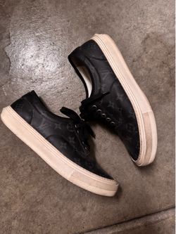 Louis Vuitton Black Monogram Sneakers 9.5