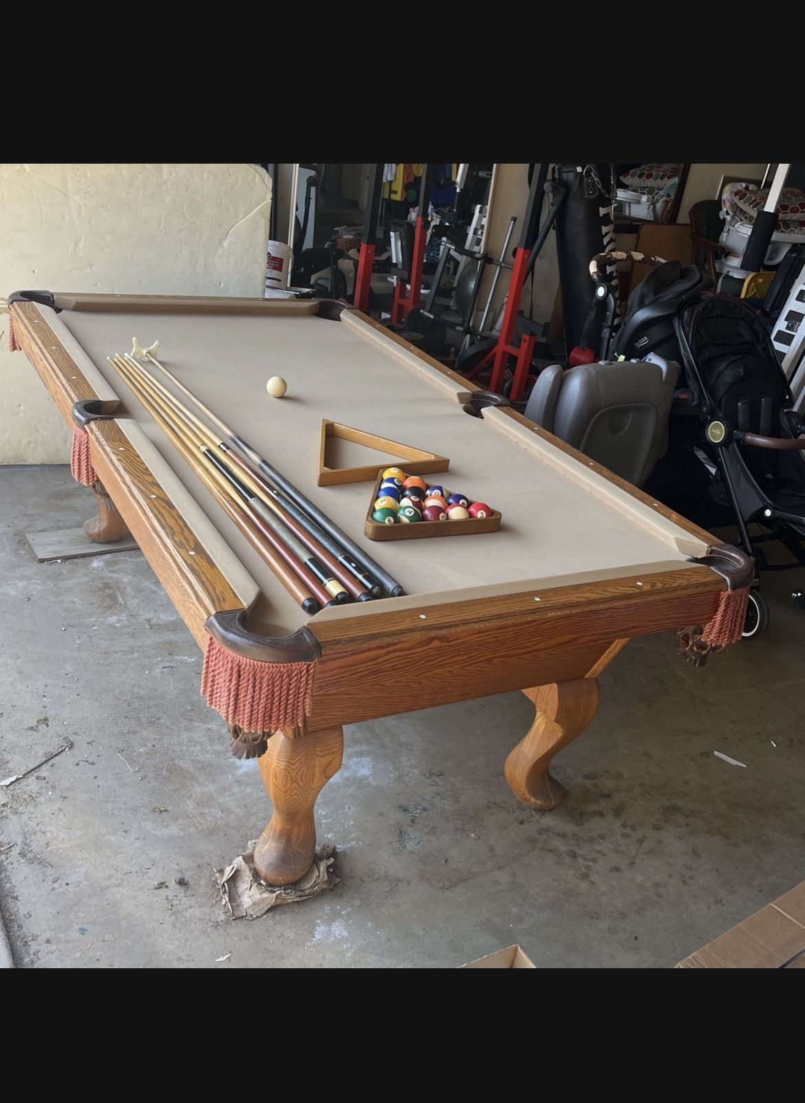 OLHAUSEN POOL TABLE 
