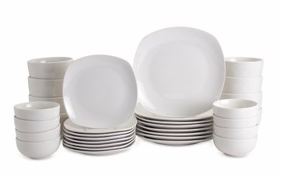 Haven Soft Square 25 Pc. Dinnerware Set, Service for 5