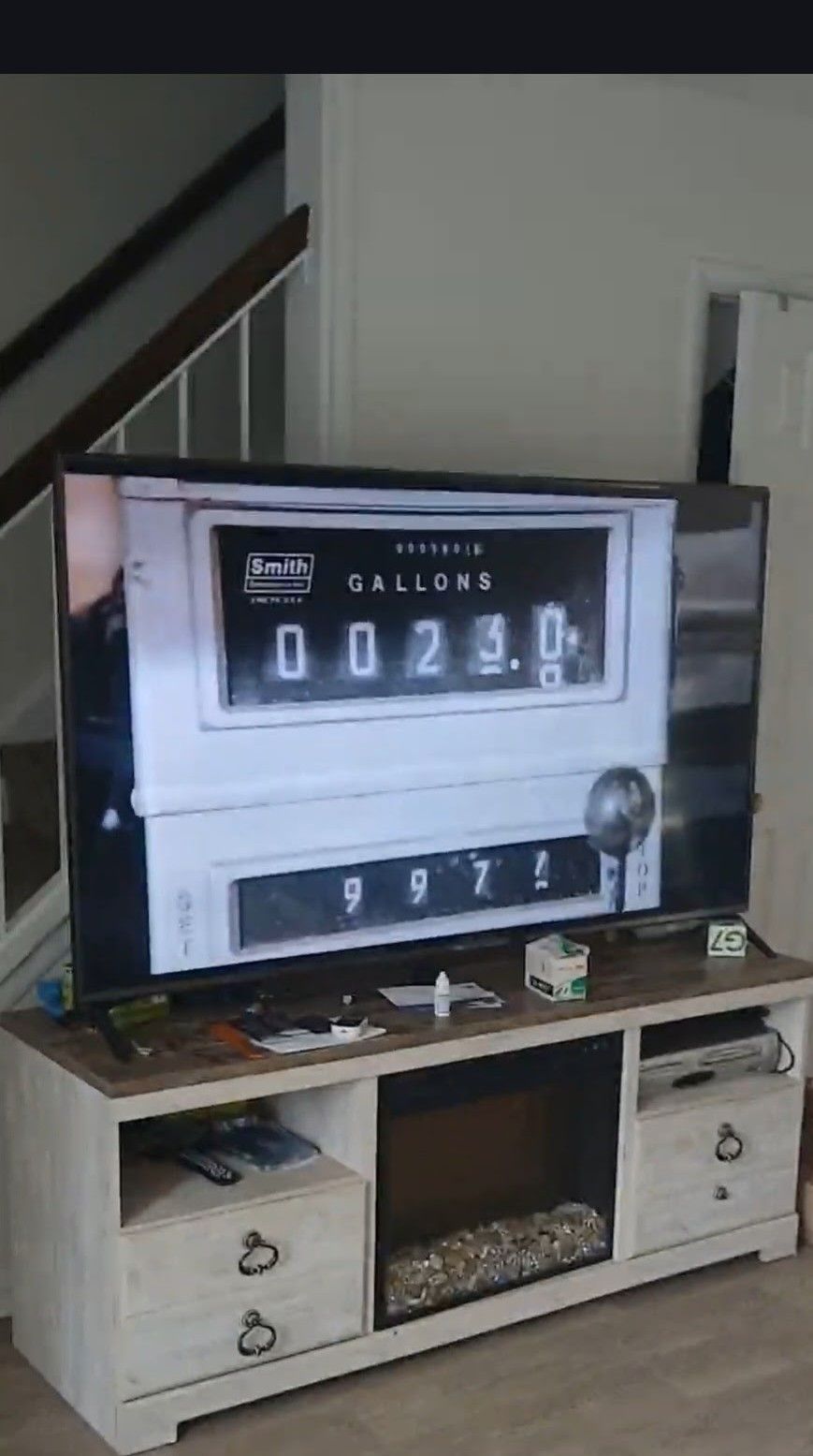 TV Fireplace Stand Only– Only $58!