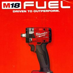 Milwaukee 2855-20 M18 FUEL 1/2" Compact Impact Wrench w/ Friction Ring Bare Tool Brand new