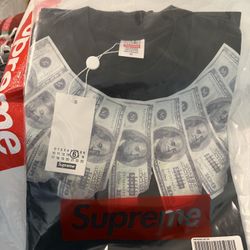 Supreme x Margiela Dollar Bills Shirt Size Medium 