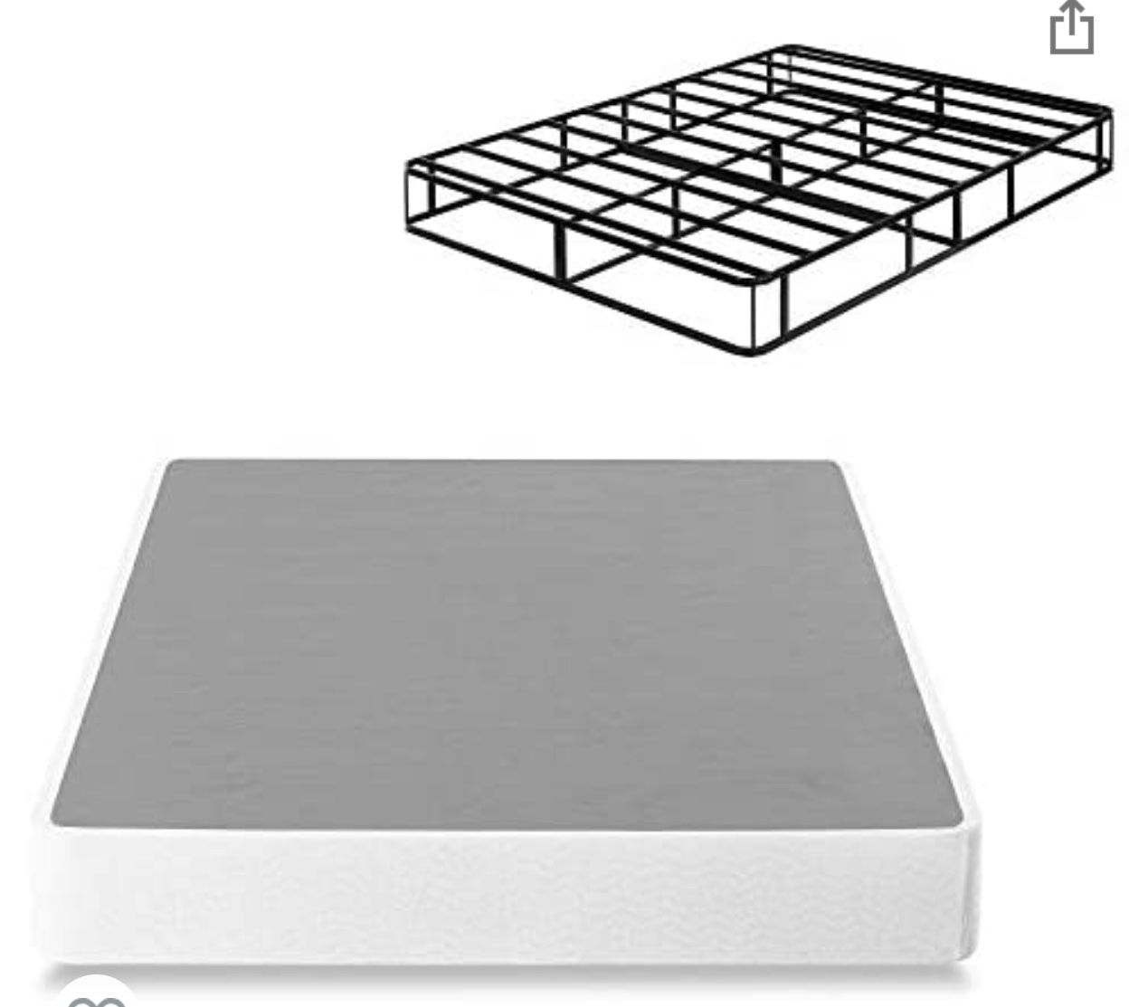 ZINUS Inch Metal Smart Box Spring / Mattress Foundation / Strong Metal Frame / Easy Assembly,