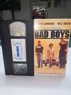 Bad Boys (VHS) Movie: Martin Lawrence, Will Smith. Rated R.