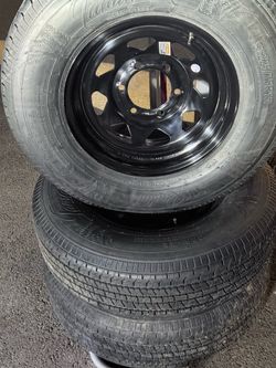 Trailer tires (new tires and wheels)
