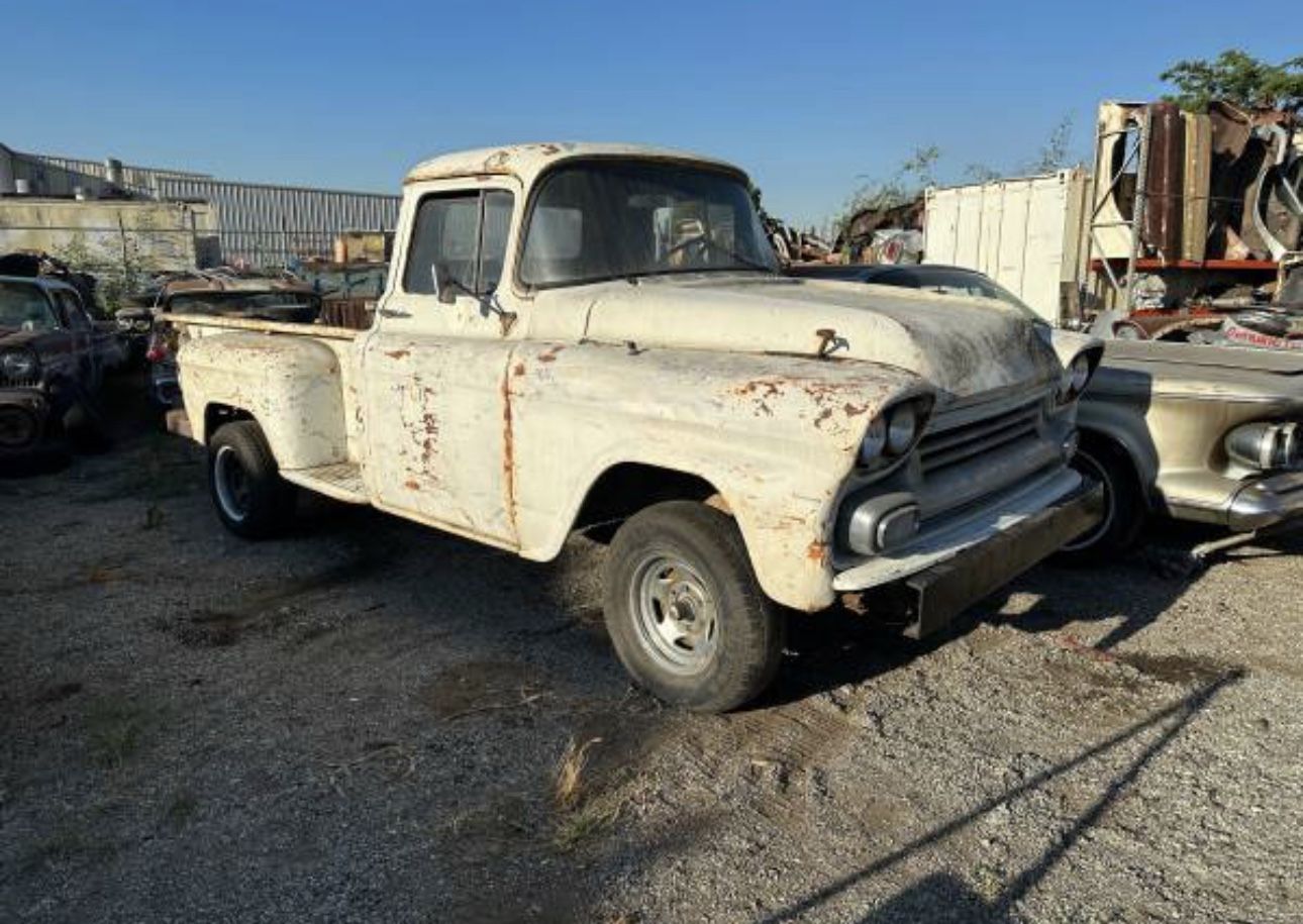 1958 Chevy Truck Runs !! Chevrolet Project Rat Rod Small Block