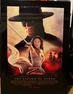 The Legend of Zorro Framed Movie Poster
