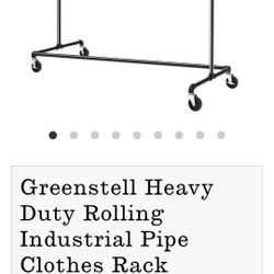 Garment Rack.  Rolling Rack . Clothes Rack