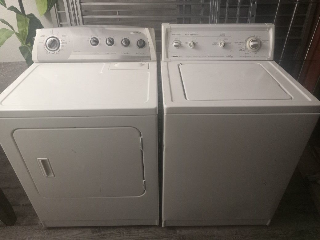 Washer And Dryer  Whirlpool Dryer  Kenmore Washer 