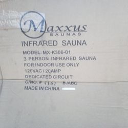Maxxus 3 Person Infrared Sauna for Indoor Use Only