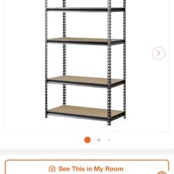 #2820 5-Tier Garage Storage Shelving Unit 36x72x18