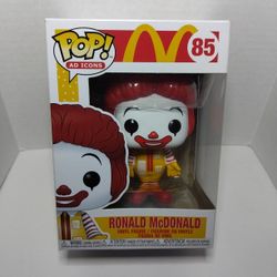Funko Pop Vinyl Figure McDonald's 85 Ronald McDonald