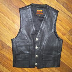 Men's  Leather Vest