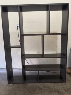 Wooden Garage Shelf