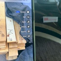 1 Inch X 6 X 16‘ Long Pine Board Used For Trim Fences Shelves Just About Him