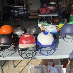 Used Girls Fast Pitch helmets $20 Each 