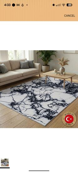 5x7 Modern Abstract Area Rug for Living Room, Soft Medium Pile Carpet, Non-Shedding Easy Care, High Traffic Floor Rug, Family Friendly, Pet Friendly, 