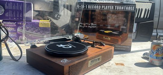 6 in 1 record player