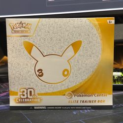30th Celebration Pokemon Center Elite Trainer Box - ME: 30th Celebration