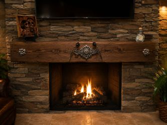 Custom mantles shelves