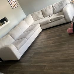 Cream Sectional 