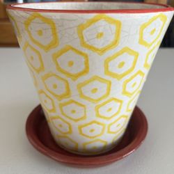 Ceramic Pot with plate