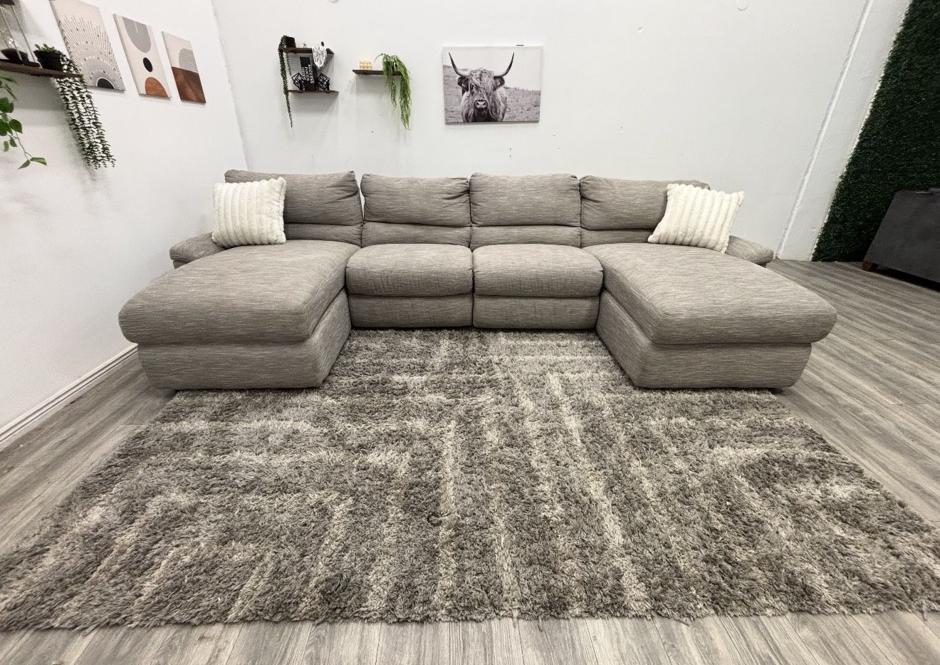 Gray Sectional Couch - Free Delivery