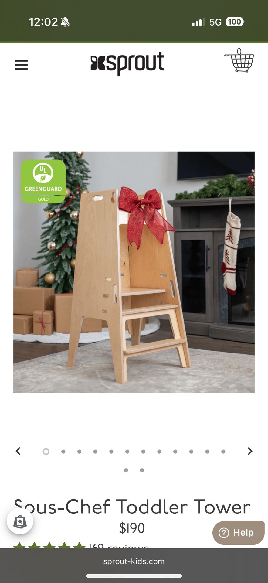 Sprout Sous Chef Toddler Tower - Birch