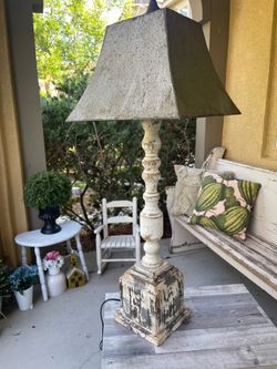 Tall farmhouse lamp