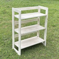 Wood 3 Tier Shelf Bookcase Plant Stand
