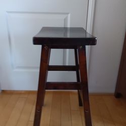 One Wooden Stool