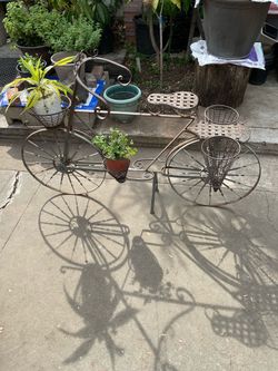 Decorative Bike Plant Stand