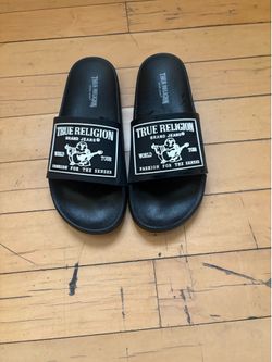 True religion black slides