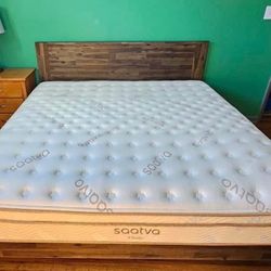 🛏️ CALIFORNIA KING hybrid Organic Pillowtop Mattress - Like New 