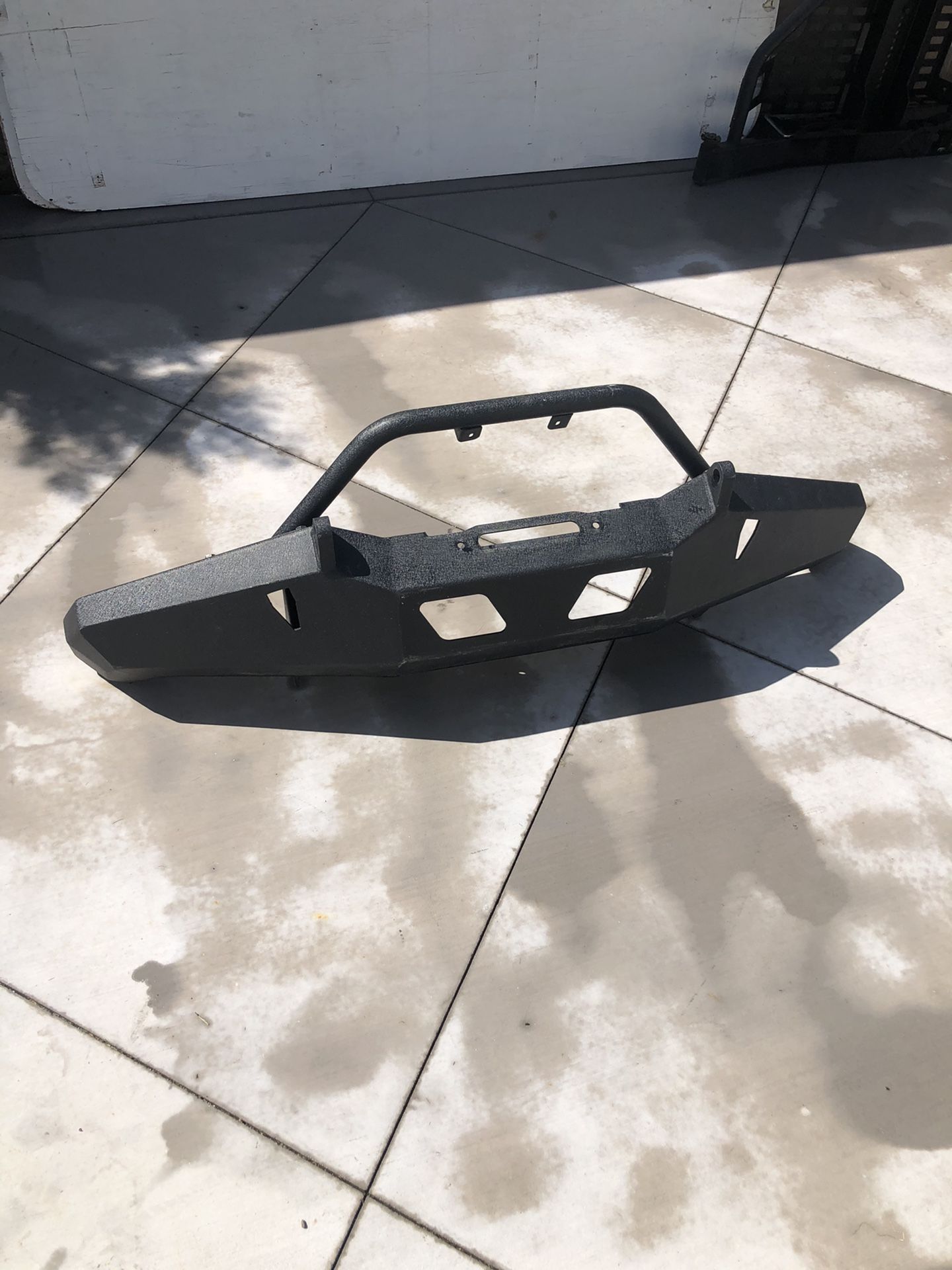 Winch bumper