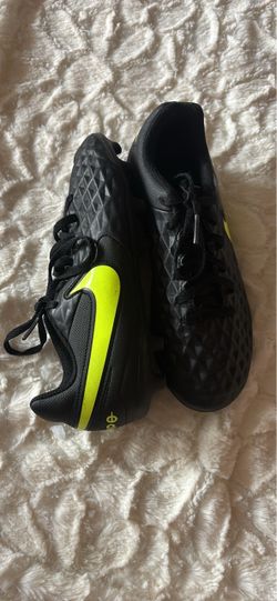 Nike Tiempo Soccer Cleats Black Volt